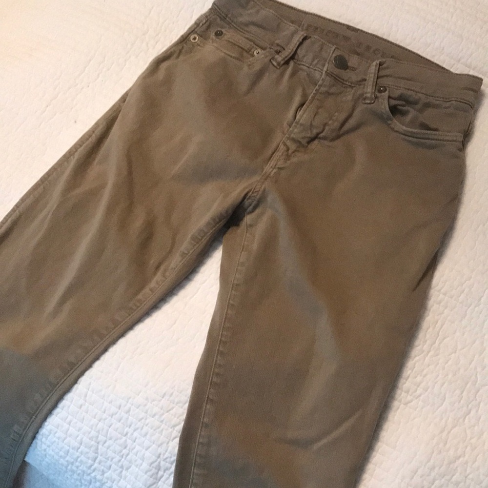 Mens tan jeans by American Eagle